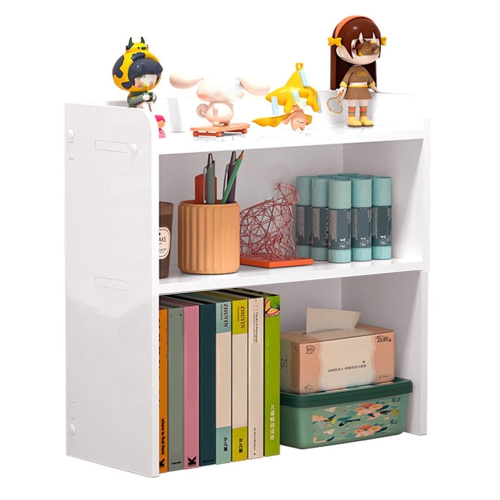 XDCXYD Multi-Tier Desktop Shelf for Books and Displays, 40 × 16 × 40 cm