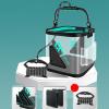 Portable Transparent Fishing Storage Bucket for Outdoor Use view 2