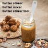 Natural Butter Mixer, Handmade Wooden Board and Mixing Tool for Butter and Spreads view 3