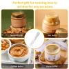 Natural Butter Mixer, Handmade Wooden Board and Mixing Tool for Butter and Spreads view 4