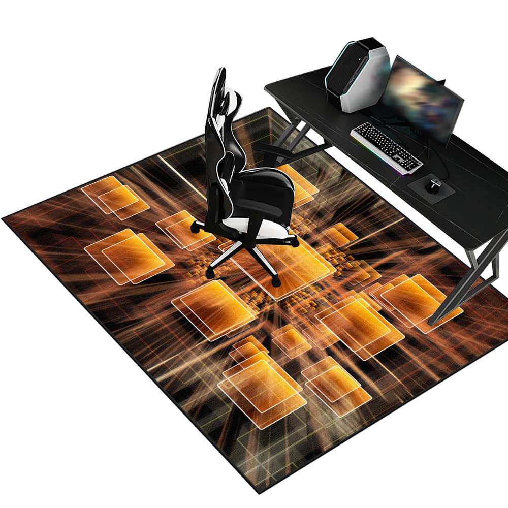 Office and Gaming Chair Floor Protection Mat, 100 x 120 cm