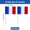 120 French Flag Toothpicks view 2