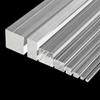 Clear Extruded PMMA Acrylic Square Rods, Various Sizes, 1 Piece view 3