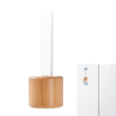 Wooden Refrigerator Magnet Planter