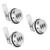 DIYEAH 3-Pack Secure Drawer Locks with Combination Code, Durable Cabinet Lock System for Cabinets and Filing Cabinets, Easy to Use and Versatile view 1