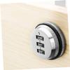 DIYEAH 3-Pack Secure Drawer Locks with Combination Code, Durable Cabinet Lock System for Cabinets and Filing Cabinets, Easy to Use and Versatile view 4