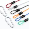 4-Piece Stainless Steel Security Cables for Bicycles, Motorcycles, Furniture, and Gardens view 2