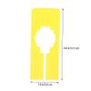 TINEASUR 10-Pack Yellow Plastic Clothing Dividers for Hangers view 2