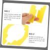TINEASUR 10-Pack Yellow Plastic Clothing Dividers for Hangers view 3