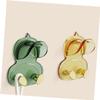 HOOTNEE 2-Piece Adhesive Cartoon Duck Wall Hooks view 3