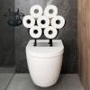Freestanding Bathroom Toilet Paper Holder for Small Spaces view 2