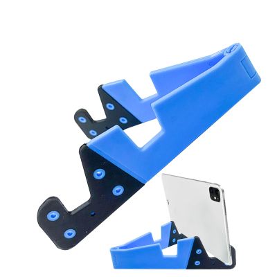 Generic Phone Kickstand, Desk Holder - Portable Foldable V-Style Stand for Phones, Tablets, and Smartphones
