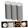 Smokeless Tealights, 50 Count, Round, White view 2