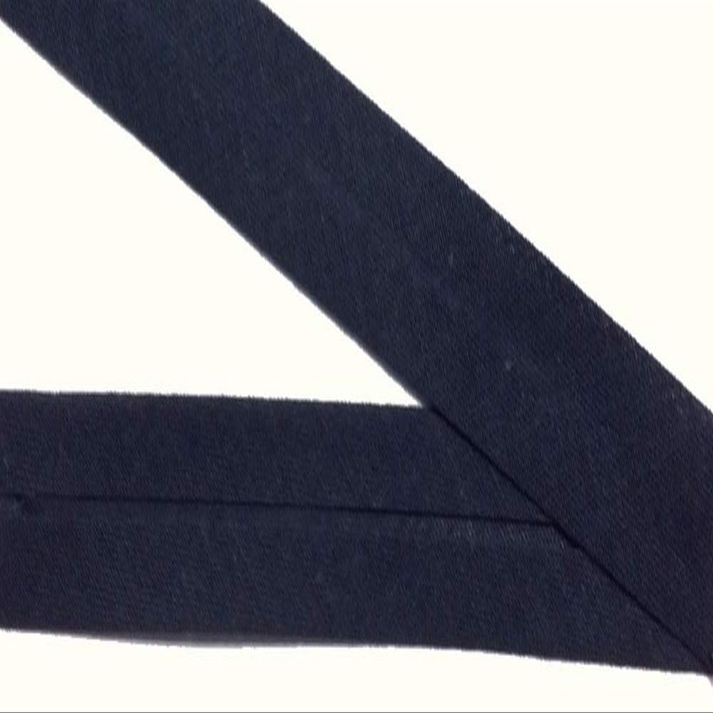 Wholesale Cotton Bias Tape 2m Dark Blue 20mm Pre-Folded