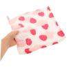 AKOOSY Strawberry Muslin Bib view 3