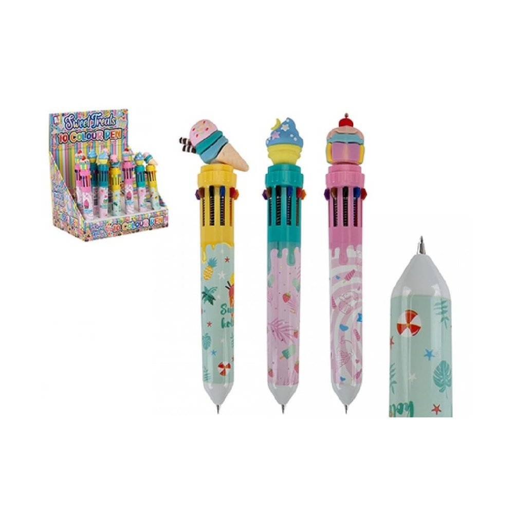 Sweet Treats Ballpoint Pen, Assorted Designs, 10 Colors
