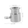 HYTROVE M5 Rotisserie Spit Holder, Iron, Silver view 2