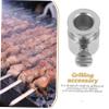 HYTROVE M5 Rotisserie Spit Holder, Iron, Silver view 4