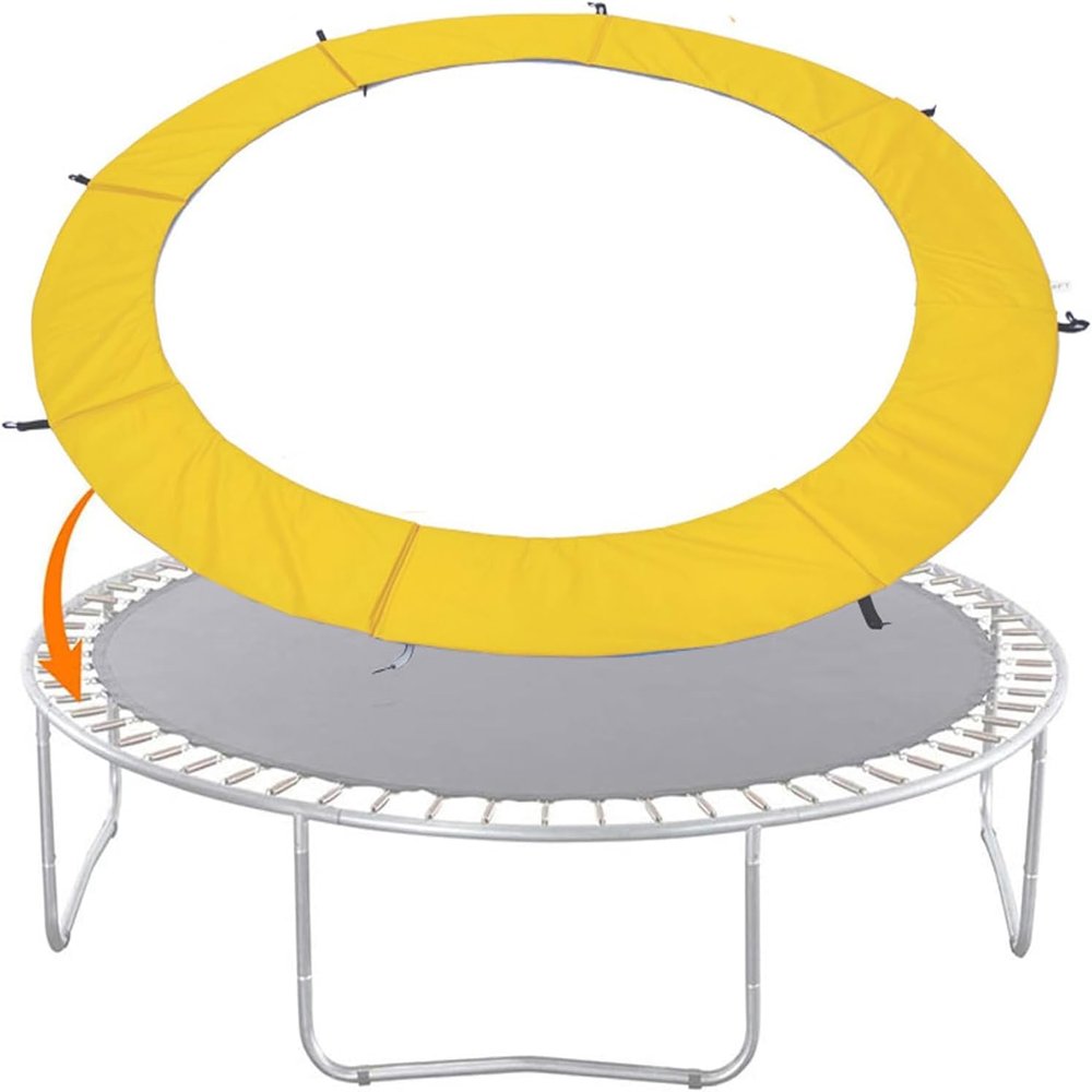LwsCUiH Trampoline Safety Pad, Surround Protective Ring for Round Trampoline (15 ft)