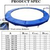 LwsCUiH Trampoline Safety Pad, Surround Protective Ring for Round Trampoline (15 ft) view 4