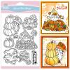 GLOBLELAND Autumn Gnome Transparent Stamps for Scrapbooking view 1