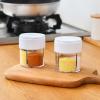 Salt and Pepper Shaker Set with 4 Compartments view 2