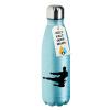 Huuraa Glitter Karate Silhouette Water Bottle Gift view 1