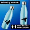 Huuraa Glitter Karate Silhouette Water Bottle Gift view 2