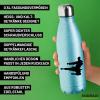 Huuraa Glitter Karate Silhouette Water Bottle Gift view 3