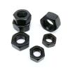 DIN 934 Black-Plated 304 Stainless Steel Hex Nuts, M1.6–M12, 200-Piece M2 Set view 2