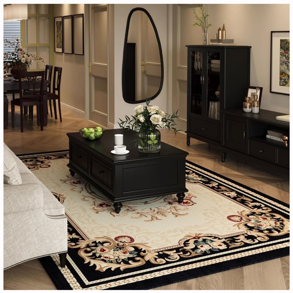 ZTGL Vintage Area Rug, Non-Slip, Super Soft Plush, 250 x 300 cm