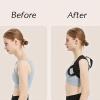 Fitness Shoulder Straps, Open-Shoulder Posture Corrector, Black, S view 3