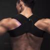 Fitness Shoulder Straps, Open-Shoulder Posture Corrector, Black, S view 4