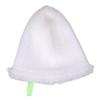 Hand-knotted White Fishing Line Landing Net Head view 1