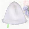 Hand-knotted White Fishing Line Landing Net Head view 3