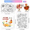 GLOBLELAND Thanksgiving Turkey Clear Stamps and Metal Die Set view 2
