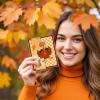 GLOBLELAND Thanksgiving Turkey Clear Stamps and Metal Die Set view 4