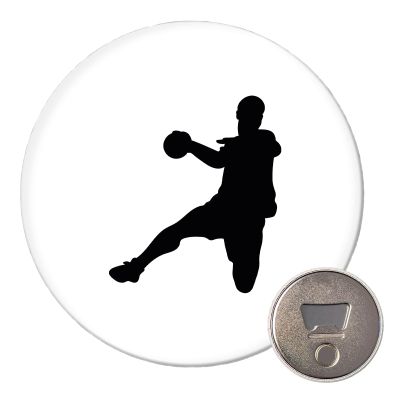 Handball Silhouette Magnet 59mm