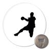 Handball Silhouette Magnet 59mm view 1