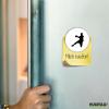 Handball Silhouette Magnet 59mm view 2