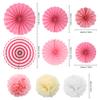 18 Pink Paper Party Decorations view 2