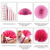18 Pink Paper Party Decorations view 3