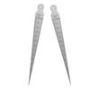 Homoyoyo 2-Piece High-Precision Steel Feeler Gauge Set, Dual Metric/Imperial Scale, 0–15 mm, Flat and Tapered view 1