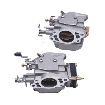 LOOwAH Carburetor Compatible with 6L2-14301/6L2-14302, for 20 HP/25 HP 2-Stroke 2-Cylinder Outboard Motors