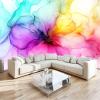 WHUOEUCO 3D Abstract Colorful Ink Painting Photo Wallpaper 300 x 210 cm, Non-Woven Mural view 2