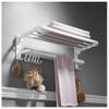 Vintage Wall-Mounted Towel Rack with 5 Hooks and Storage Shelf, 53 x 22.5 x 18 cm view 1