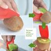 3 x Green Kiwi Fruit Scoops view 3