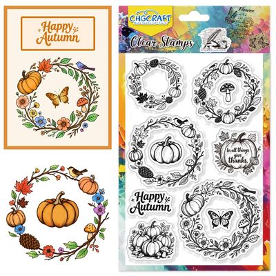 CHGCRAFT Pumpkin Clear Stamp