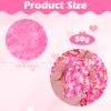 Bewudy 8000 Pcs Round Confetti, Pastel Color Glitter Paper view 2