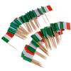 100 Decorative Flag Toothpicks, Party, Food, Decorations, Italy view 2